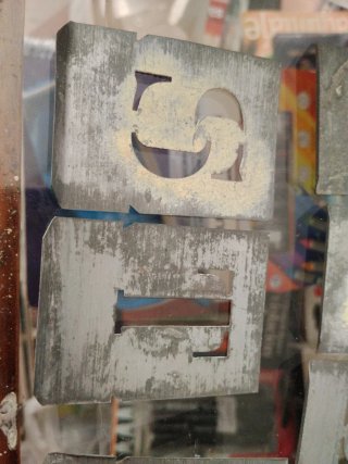 Plantillas Letras Metal Zinc