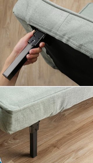 Gambe per tavolo pieghevoli in ferro 25,5 cm - Set 2 pz