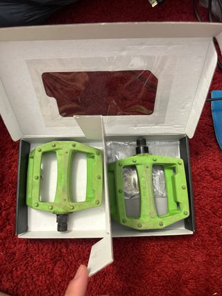 Pedales BMX/Dirt/Freeride/Dh/Enduro  Color Verde