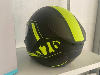 Casco CGM 126G IPE CITY Jet Negro Amarillo con gaf