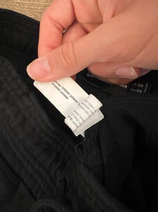 Pantalón chándal negro Pull&Bear