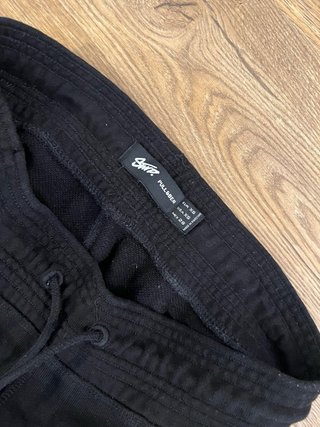 Pantalón chándal negro Pull&Bear