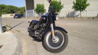 Harley Davidson Fat Boy 2007 Negra/Roja