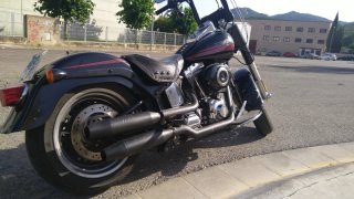 Harley Davidson Fat Boy 2007 Negra/Roja