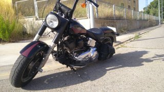 Harley Davidson Fat Boy 2007 Negra/Roja