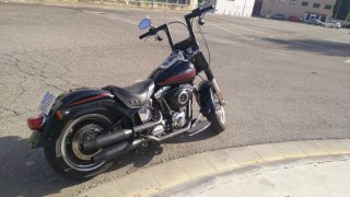 Harley Davidson Fat Boy 2007 Negra/Roja