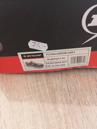 Zapatillas de seguridad Dunlop beige/gris
