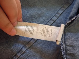 Camisa vaquera azul Talla 42