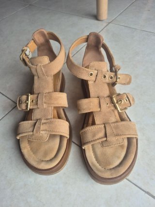 Sandalias Mjus Beige/Marrón