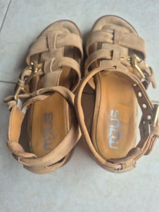 Sandalias Mjus Beige/Marrón