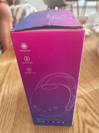 Altavoz Bluetooth S10-1 M9 Blanco Morado