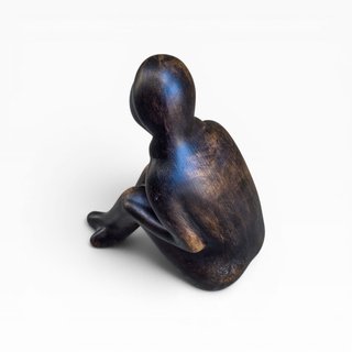 Escultura Decorativa Figura Pensativa GILDE 48336