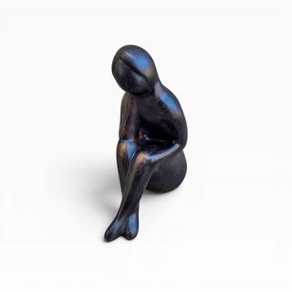 Escultura Decorativa Figura Pensativa GILDE 48336