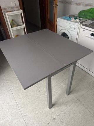 Mesa plegable metálica cocina/comedor
