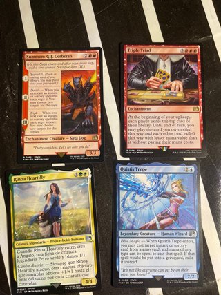 Lote 4 Cartas Magic final fantasy 8