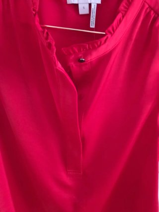 Blusa DKNY Roja Talla S