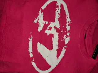 Camiseta Mujer Diesel Rosa Logo
