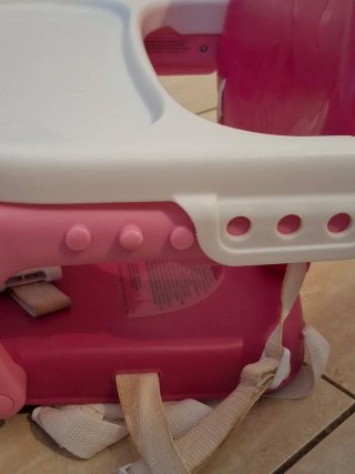 Silla adaptable para bebé rosa