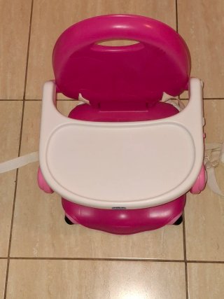 Silla adaptable para bebé rosa