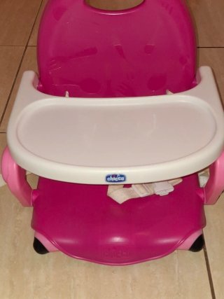 Silla adaptable para bebé rosa