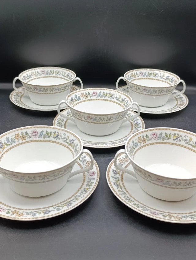 Set tazas consomé Santa Clara