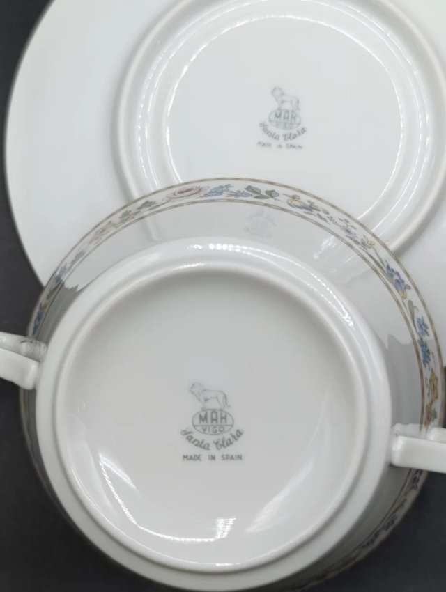 Set tazas consomé Santa Clara