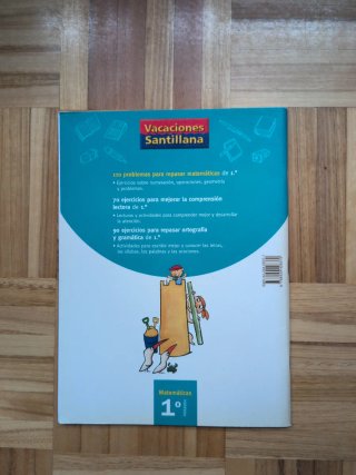 VACACIONES SANTILLANA 1 PRIMARIA 110 PROBLEMAS ...