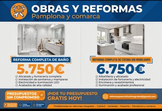 Reformas y obras,baños y cocinas,pisos y locales.
