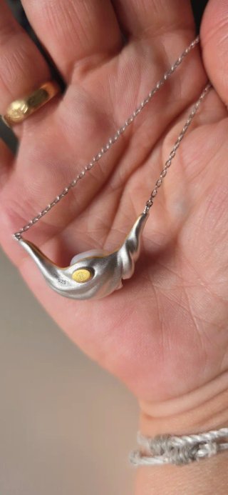 Gargantilla de plata colección entre mareas
