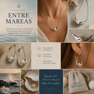Gargantilla de plata colección entre mareas