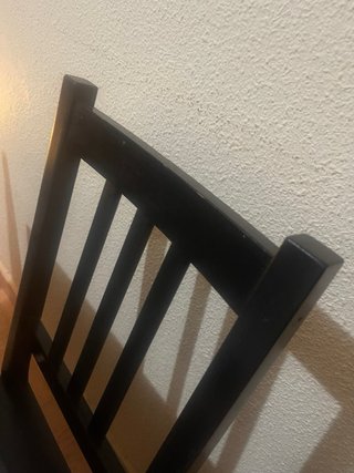 Mesa Comedor Negra con 4 Sillas Ikea