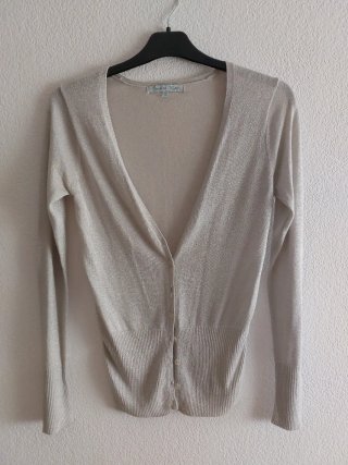 Rebeca Bershka plateada talla M
