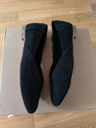 Zapatos planos Toms negros