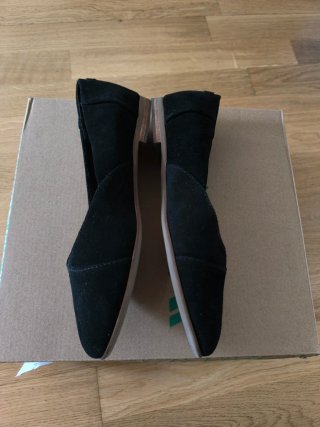 Zapatos planos Toms negros