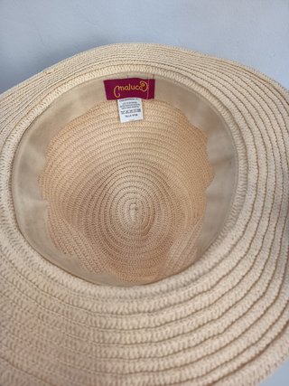 Sombrero de paja pamela corta