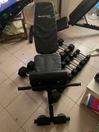 Mancuernas sacos pelotas y etc