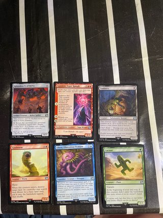 Colección de 6 cartas Magic final fantasy criatura