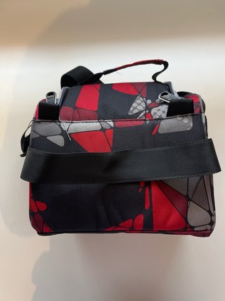 Bolso Totto Negro y Rojo