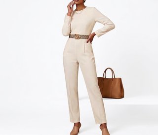 Gucci GG Supreme Mujer – Cinturón Beige