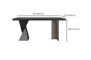 Mesa comedor diseño madera maciza y cristal ahumad