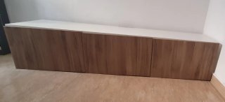 Mueble TV IKEA BESTÅ con puertas