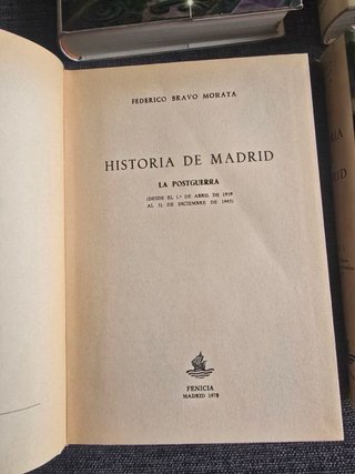 Historia de Madrid completa de Federico Bravo