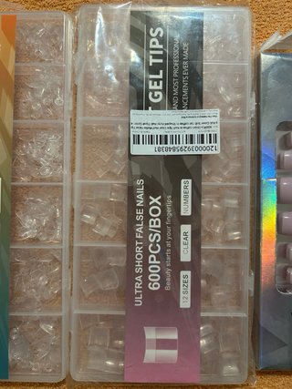 Lote 3 Cajas Uñas Postizas Soft Gel