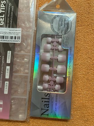 Lote 3 Cajas Uñas Postizas Soft Gel