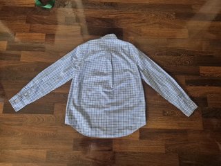 Camisa Ralph Lauren cuadros azul y blanco