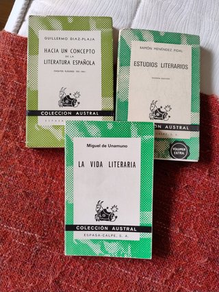 3 libros austral sobre literatura