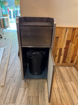 Mueble Basura Restaurante con Ruedas