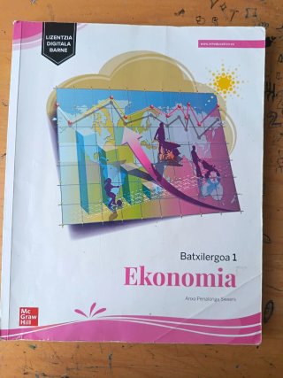 Libros modelo D (euskera)  1⁰ bachillerato