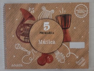Libro Música Anaya 5 Primaria