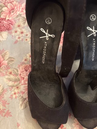 Sandalias plataforma negra Atmosphere